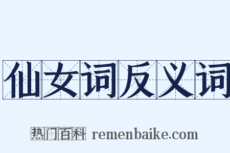 仙女词反义词是什么意思的图片